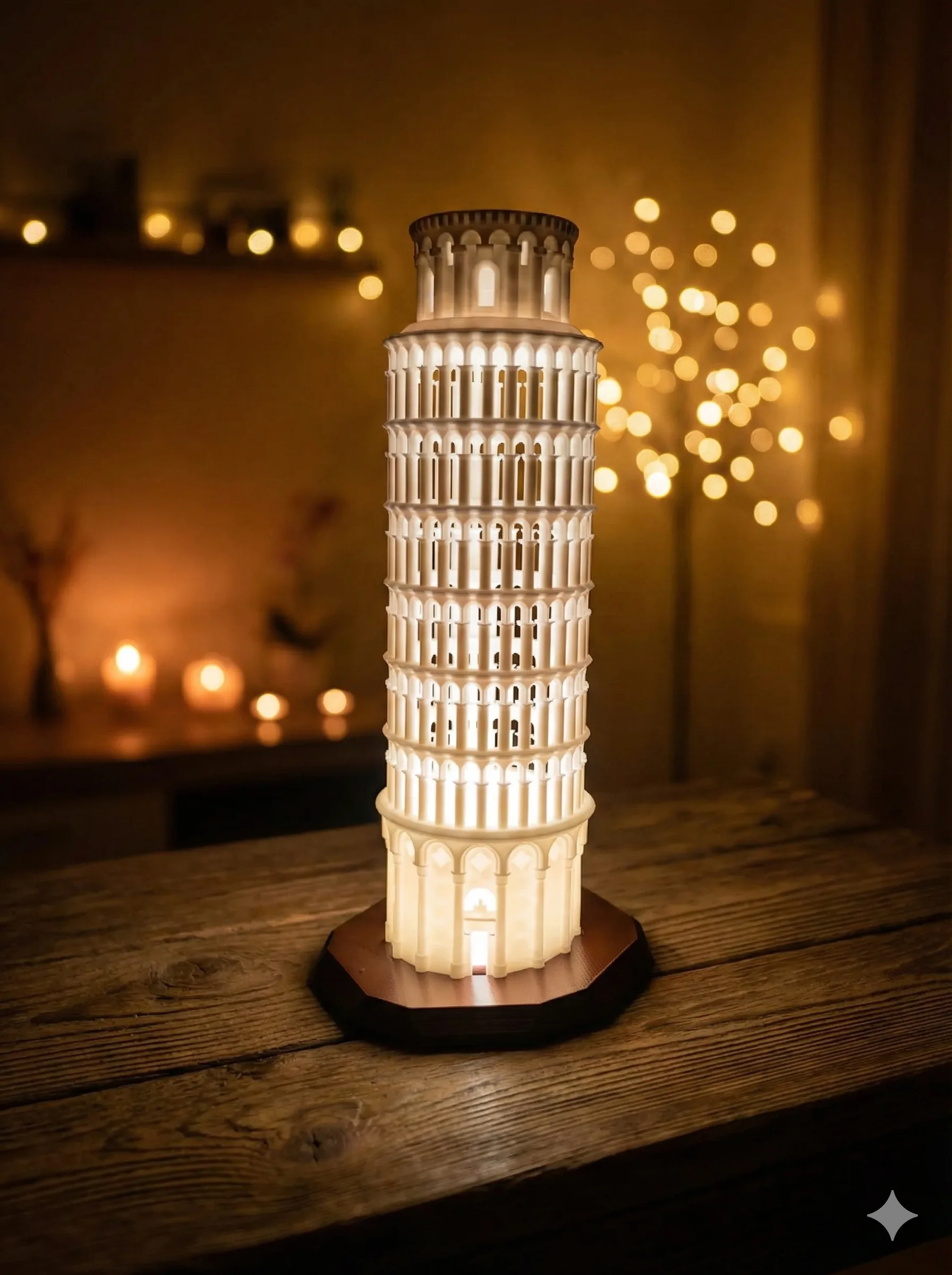 Tour de Pise — lampe 3D