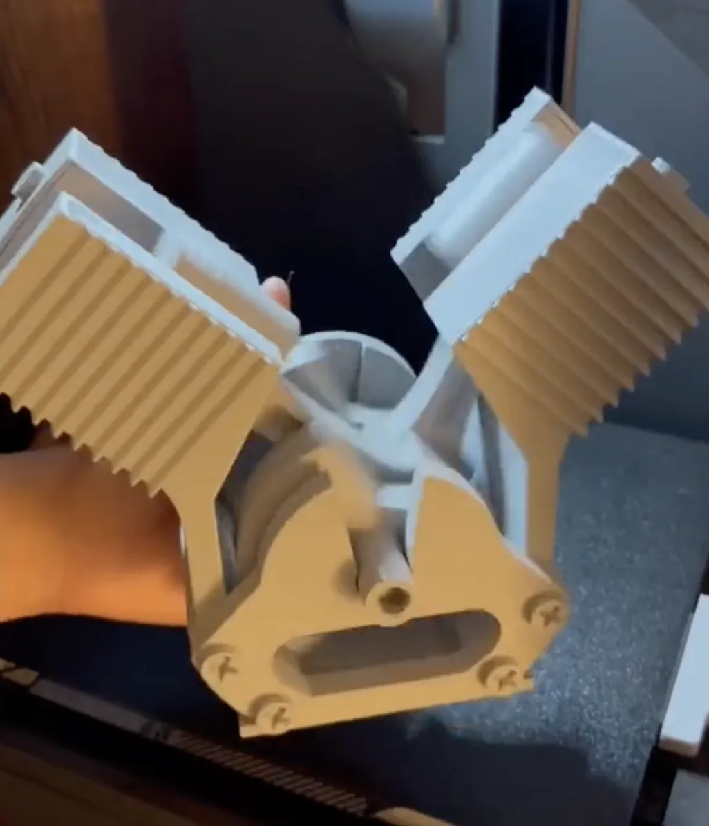 V2Engine — moteur V2 mécanique à monter soi-même